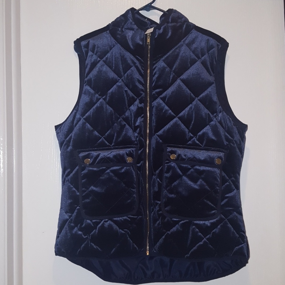 Velvet Quilted Vest